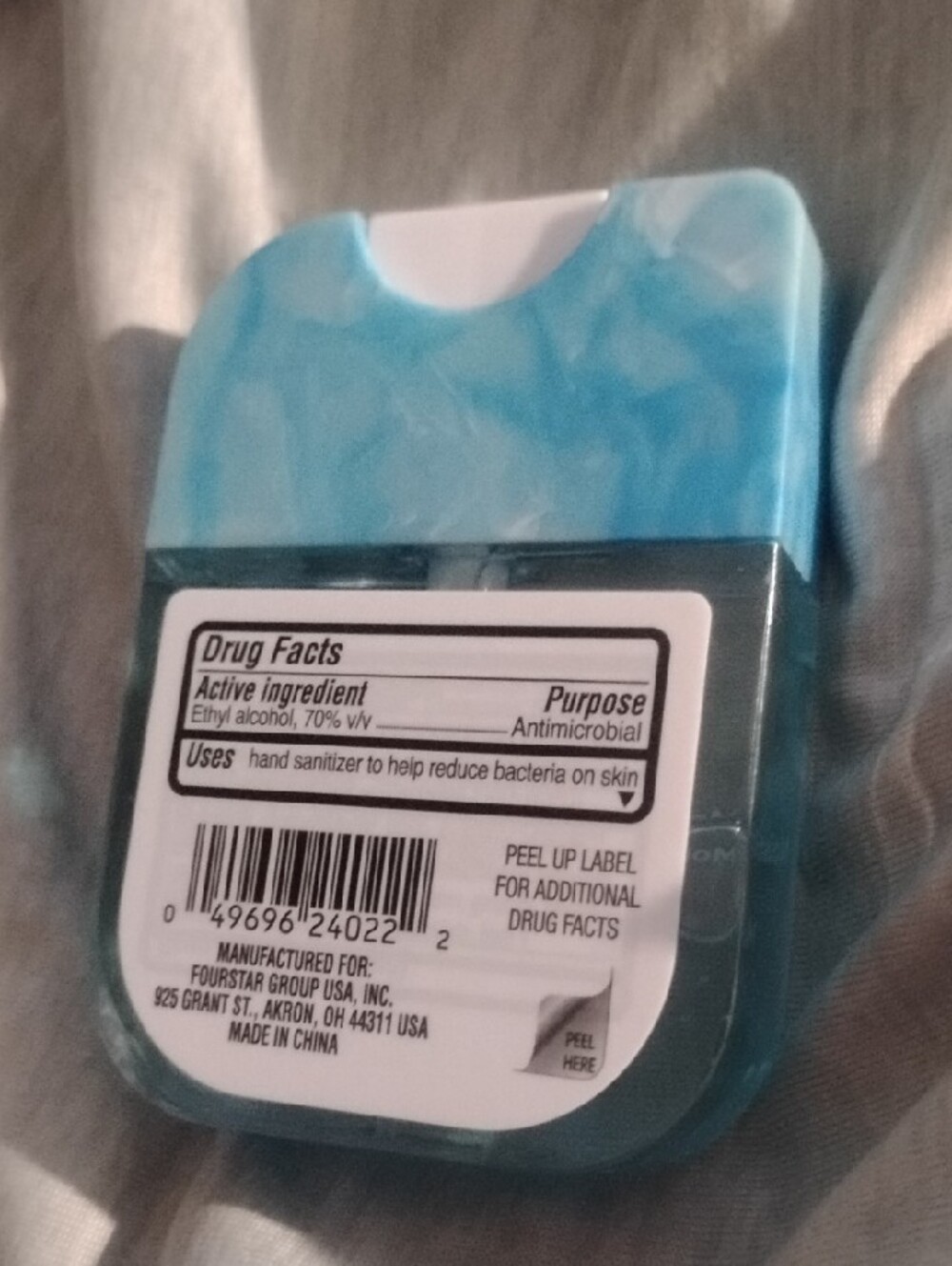 b·pure Moisturizing Hand Sanitizer - Mystic Tide Scent (Blue) - Picture 3 of 3